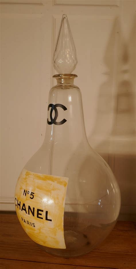 big chanel bottle for vase|Vintage Chanel No5 Large Perfume Bottle .